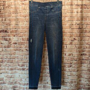SPANX Jeggings Distressed Ankle Skinny Jeans 20203R Medium Wash Size Small